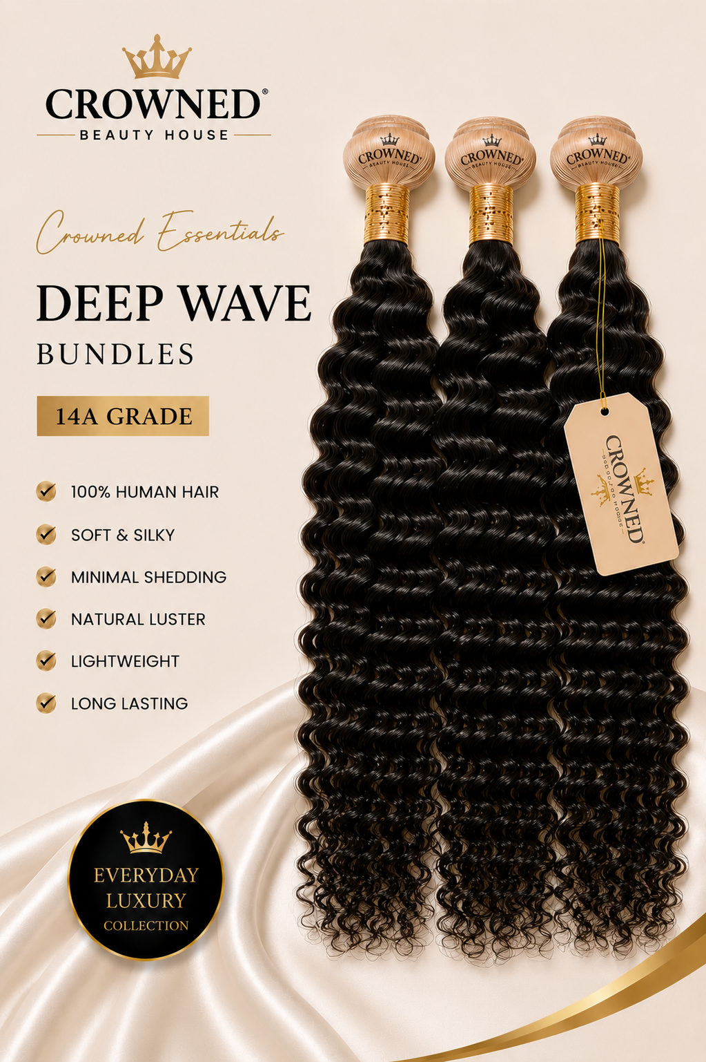 Crowned Essentials Bundle - Deep Wave